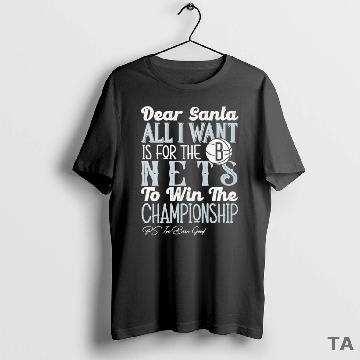 Top Dear Santa All I Want Is For The Brooklyn Nets To Win The Championship T-Shirts, Hoodie, Sweatshirt | AU18TeeNovaLab.com