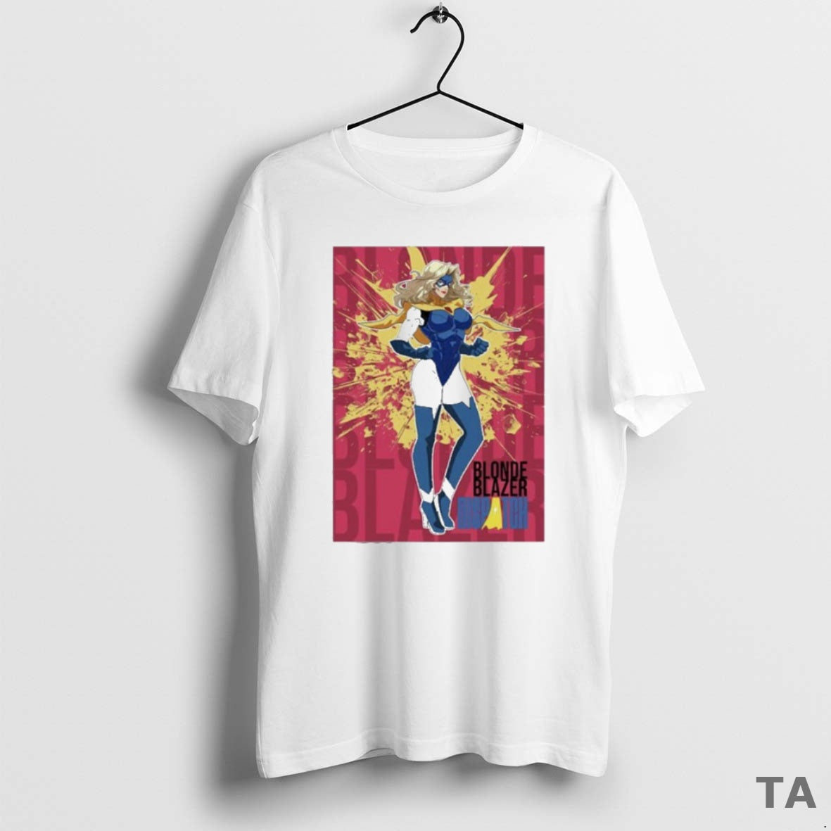 Top Dispatch Blonde Blazer Comic Character T Shirt Sweater Hoodie, Sweatshirt | AU18TeeNovaLab.com
