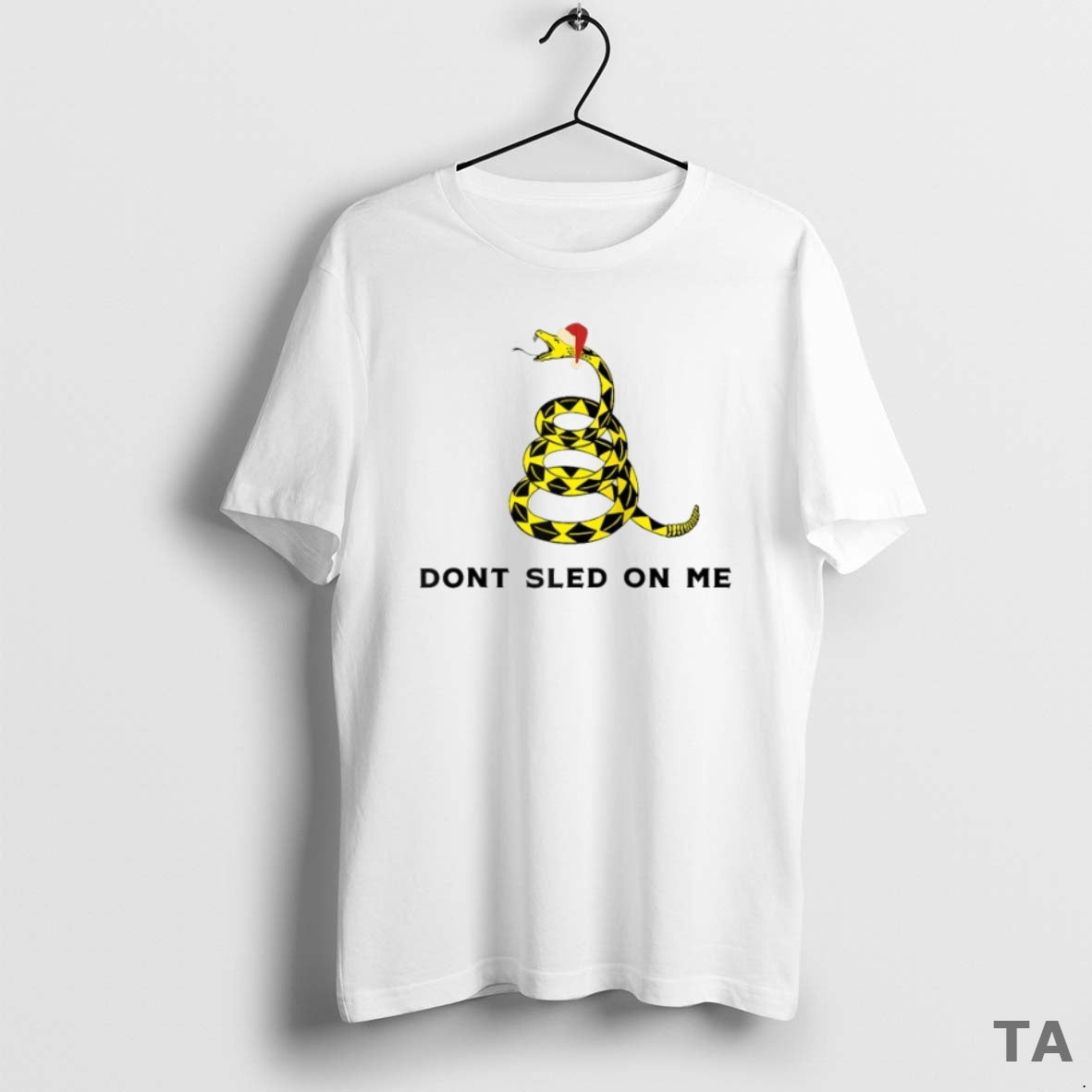 Top Dont Sled On Me Santa Hat Christmas Snake T Shirt Sweater Hoodie, Sweatshirt | AU18TeeNovaLab.com