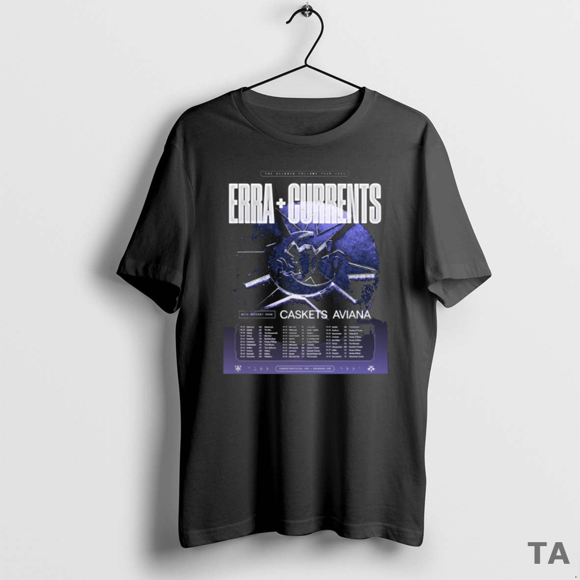Top Erra Band And Currents The Silence Follows Tour 2026 Dates T Shirt Sweater Hoodie, Sweatshirt | AU18TeeNovaLab.com