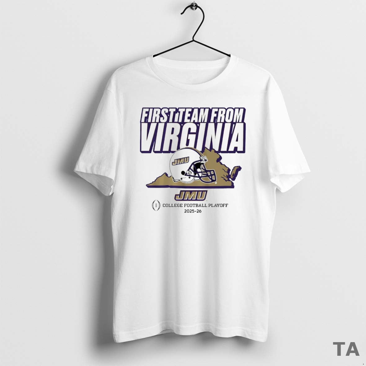 Top First Team From Virginia James Madison Dukes Football 2025 2026 Cfp Helmet Circle T-Shirts, Hoodie, Sweatshirt