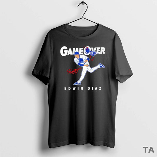 Top Game Over Edwin Diaz Los Angeles Dodgers Signature T Shirt Sweater Hoodie, Sweatshirt | AU18TeeNovaLab.com