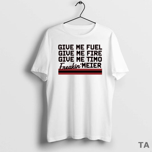 Top Give Me Fuel Give Me Fire Give Me Timo Freakin Meier New Jersey Devils T-Shirts, Hoodie, Sweatshirt | AU18TeeNovaLab.com