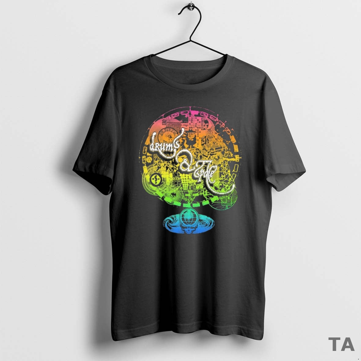 Top Grateful Dead Drums Space Rainbow Gradient T Shirt Sweater Hoodie, Sweatshirt | AU18TeeNovaLab.com