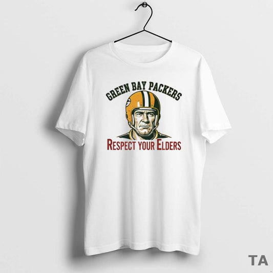 Top Green Bay Packers Respect Your Elders T Shirt Sweater Hoodie, Sweatshirt | AU18TeeNovaLab.com
