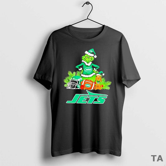 Top Grinch And Max Dog New York Jets Football Merry Christmas T Shirt Sweater Hoodie, Sweatshirt | AU18TeeNovaLab.com