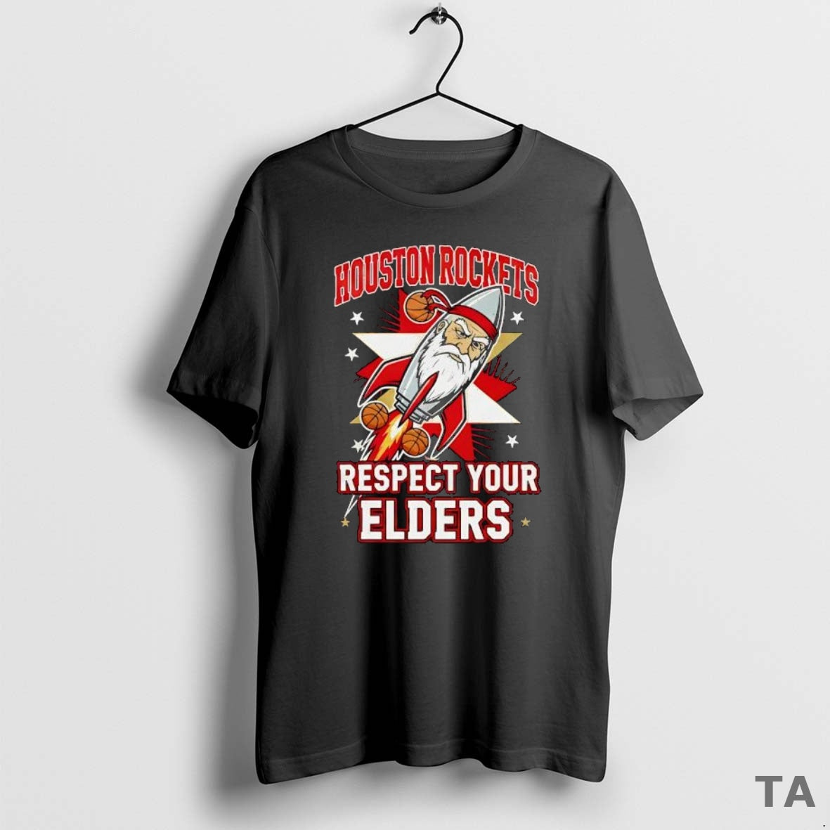 Top Houston Rockets Respect Your Elders T Shirt Sweater Hoodie, Sweatshirt | AU18TeeNovaLab.com