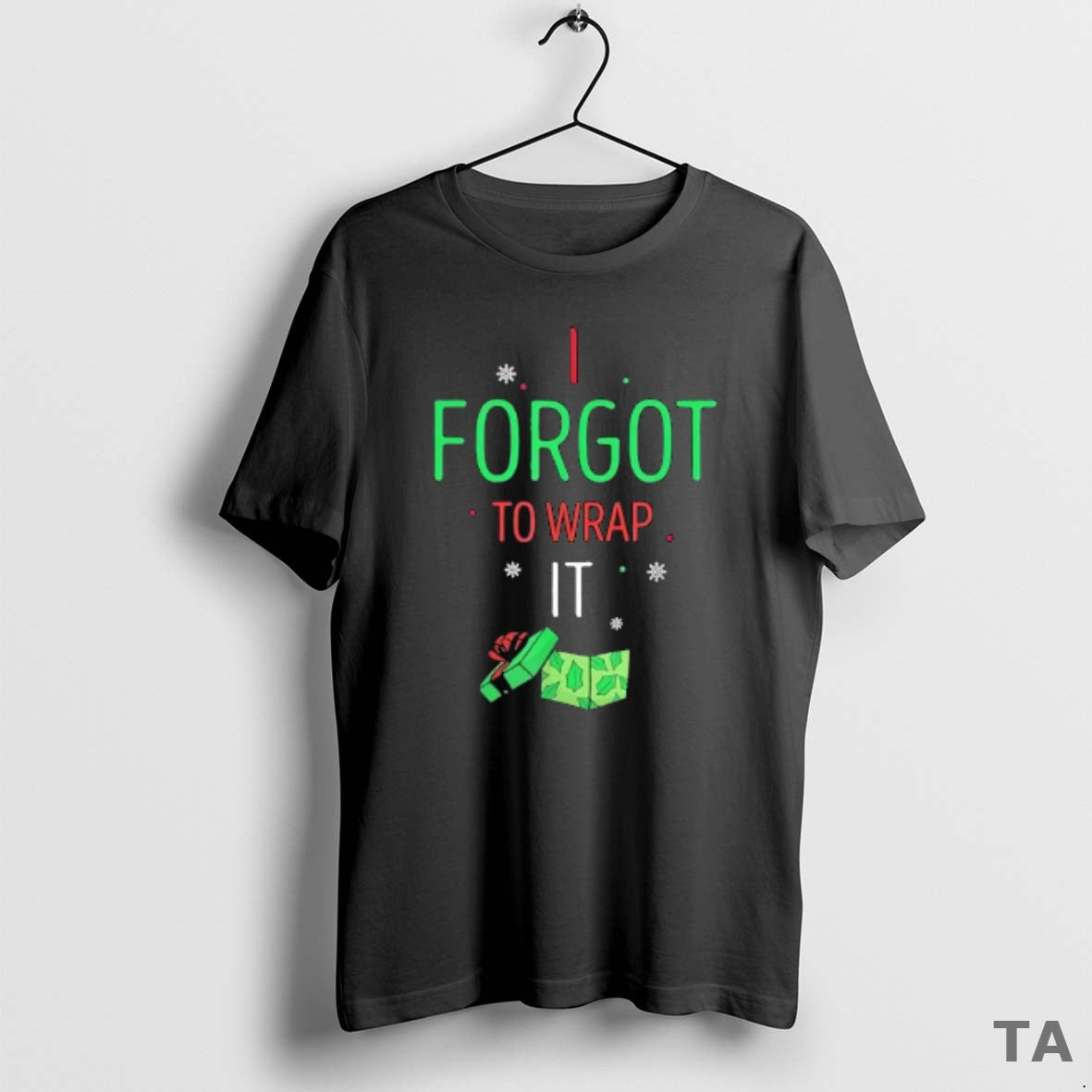 Top I Forgot To Wrap It Moment Christmas Gift Box T Shirt Sweater Hoodie, Sweatshirt | AU18TeeNovaLab.com