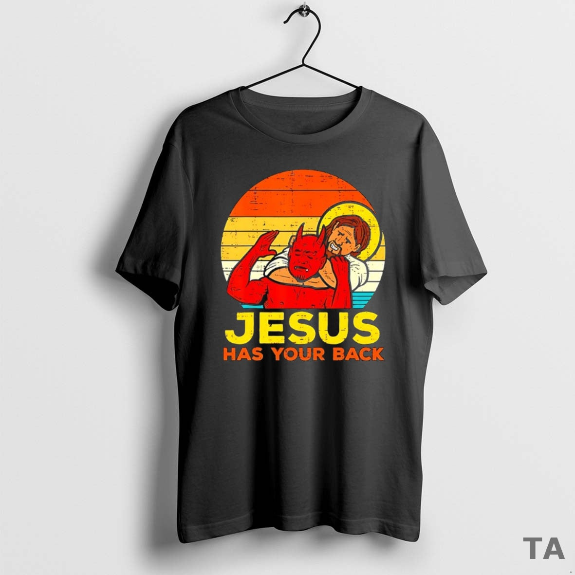 Top Jesus Has Your Back Jiu Jitsu T Shirt Sweater Hoodie, Sweatshirt | AU18TeeNovaLab.com
