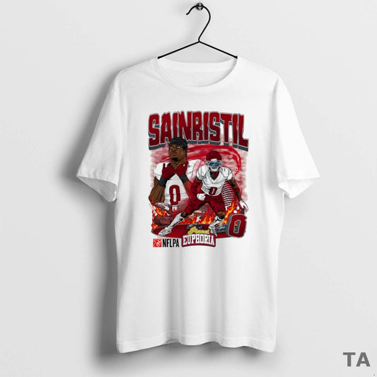 Top Mike Sainristil 0 Washington Commanders Football Comic Circle T Shirt Sweater Hoodie, Sweatshirt | AU18TeeNovaLab.com