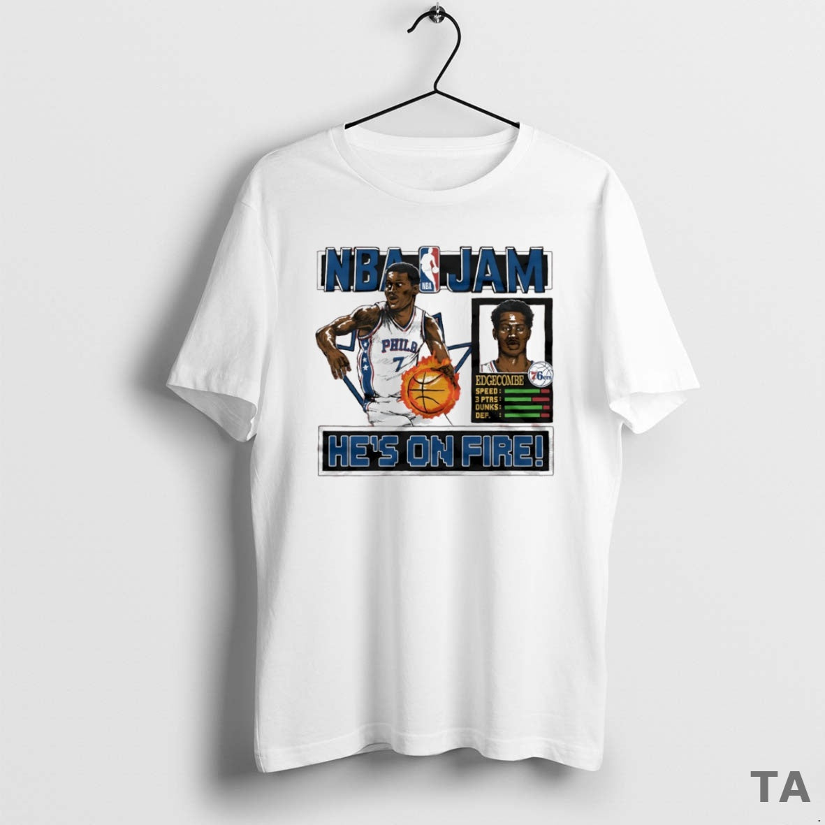 Top Nba Jam Philadelphia 76ers V J T Shirt Sweater Hoodie, Sweatshirt | AU18TeeNovaLab.com