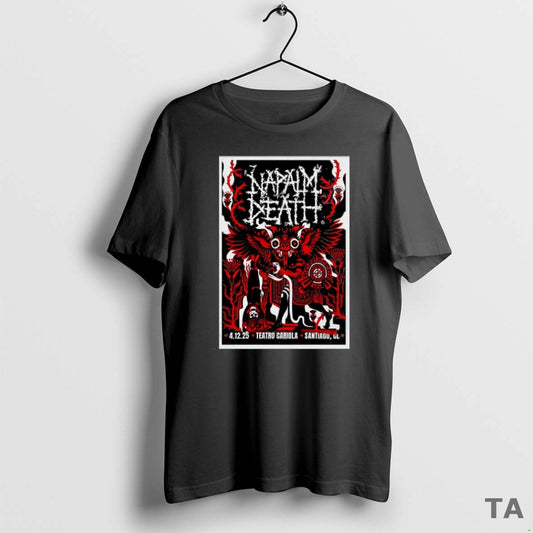Top Napalm Death Teatro Cariola On December 4 2025 In Santiago Chile T Shirt Sweater Hoodie, Sweatshirt | AU18TeeNovaLab.com