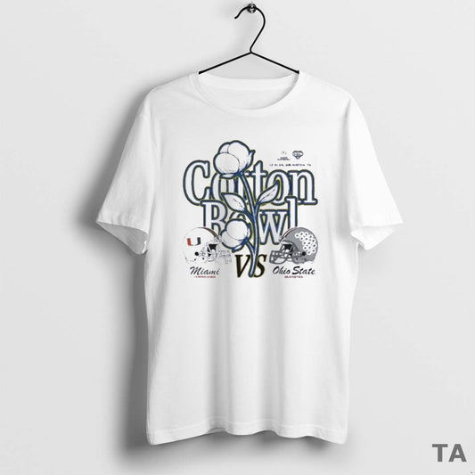 Top Ohio State Vs Miami 2025 Cotton Bowl At Arlington Tx December 31 2025 Helmet T-Shirts, Hoodie, Sweatshirt