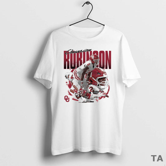 Top Oklahoma Sooners Ncaa Football Omarion Robinson Collage Graphic T Shirt Sweater Hoodie, Sweatshirt | AU18TeeNovaLab.com