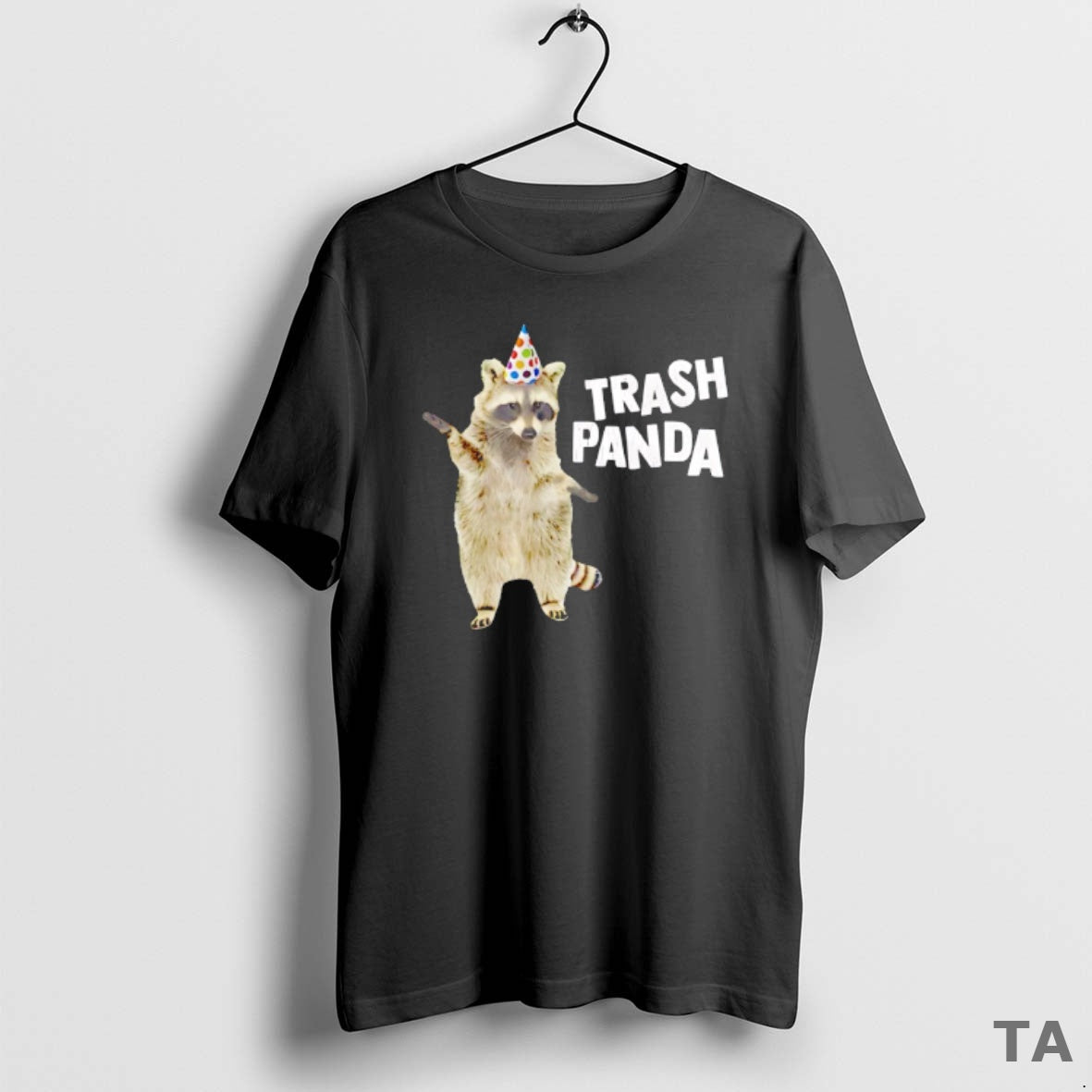 Top Raccoon Wearing Birthday Hat Trash Panda T Shirt Sweater Hoodie, Sweatshirt | AU18TeeNovaLab.com
