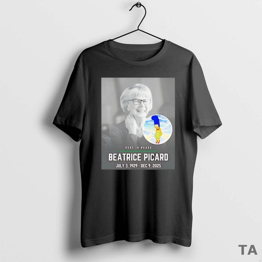 Top Rest In Peace Beatrice Picard July 3 1929 Ded 9 2025 T Shirt Sweater Hoodie, Sweatshirt | AU18TeeNovaLab.com