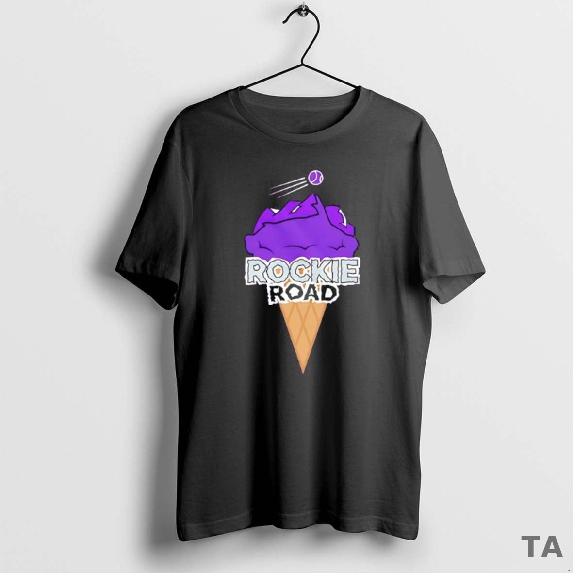Top Rockie Road Ice Cream Colorado Rockies T Shirt Sweater Hoodie, Sweatshirt | AU18TeeNovaLab.com