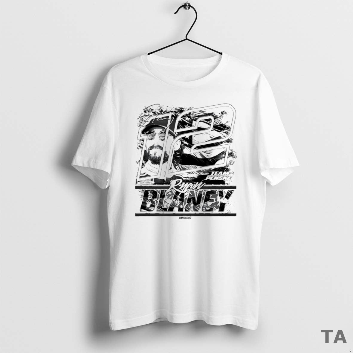 Top Ryan Blaney 12 Team Penske Nascar Cup Series Signature Circle T Shirt Sweater Hoodie, Sweatshirt | AU18TeeNovaLab.com