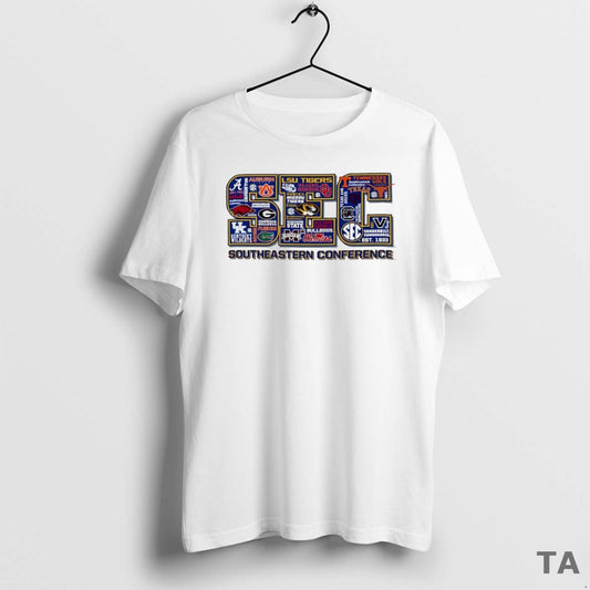 Top Sec Southeastern Conference All Team Circle T Shirt Sweater Hoodie, Sweatshirt | AU18TeeNovaLab.com