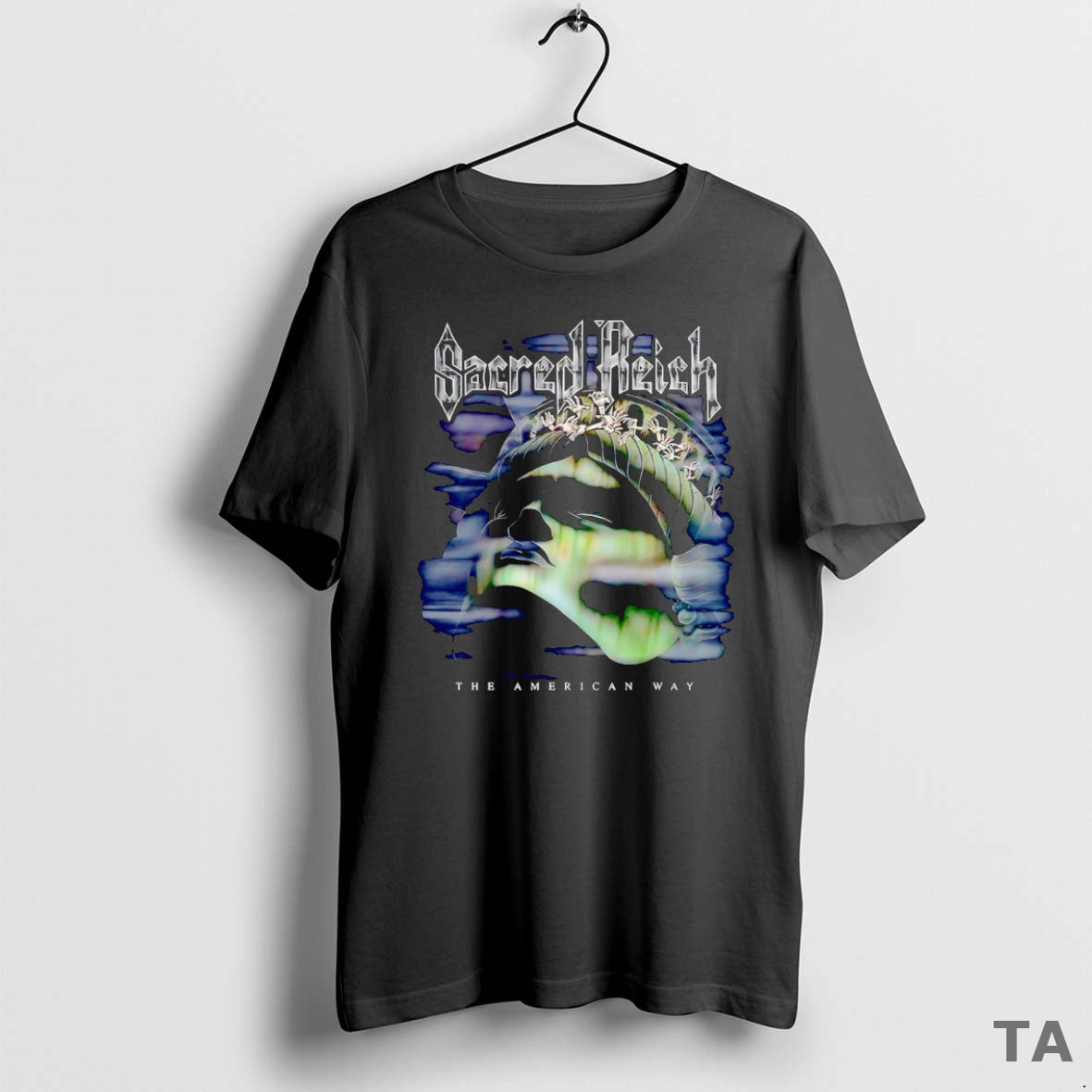Top Sacred Reich The American Way T Shirt Sweater Hoodie, Sweatshirt | AU18TeeNovaLab.com