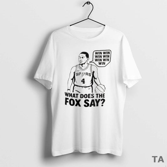 Top San Antonio Spurs Deaaron Fox What Does The Fox Say T Shirt Sweater Hoodie, Sweatshirt | AU18TeeNovaLab.com