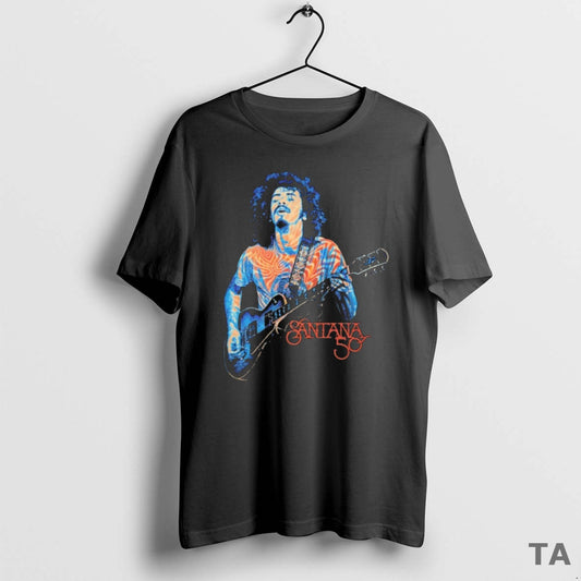 Top Santana 50 Guitar T Shirt Sweater Hoodie, Sweatshirt | AU18TeeNovaLab.com