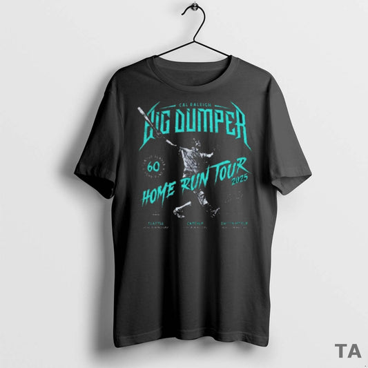 Top Seattle Mariners Cal Raleigh Big Dumper Home Run Tour League Leader Signature Fanart