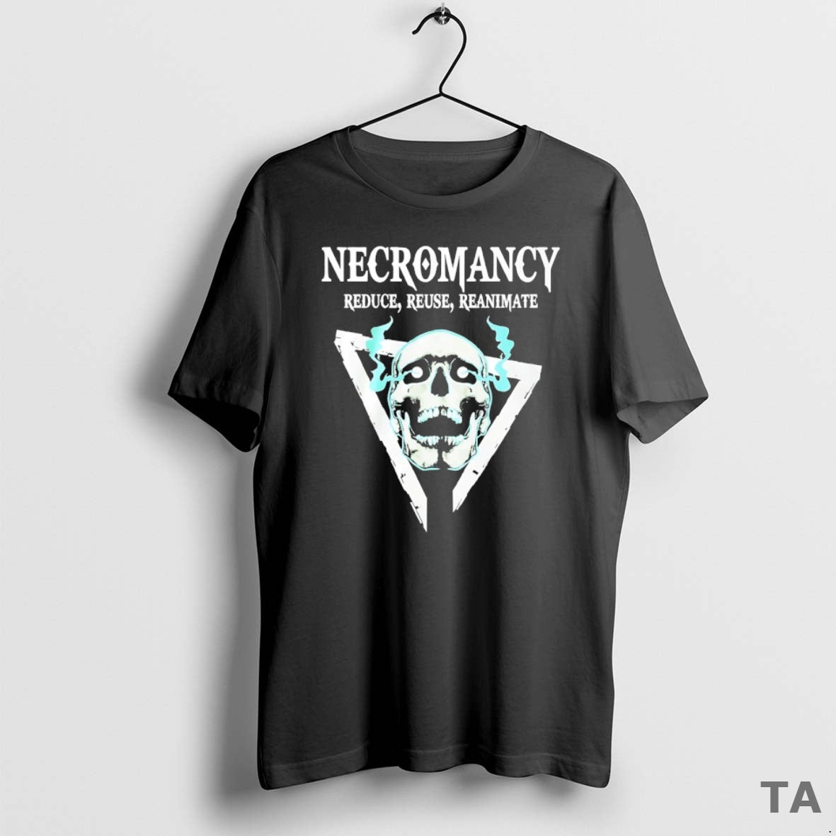 Top Skull Necromancy Reduce Reuse Reanimate T Shirt Sweater Hoodie, Sweatshirt | AU18TeeNovaLab.com