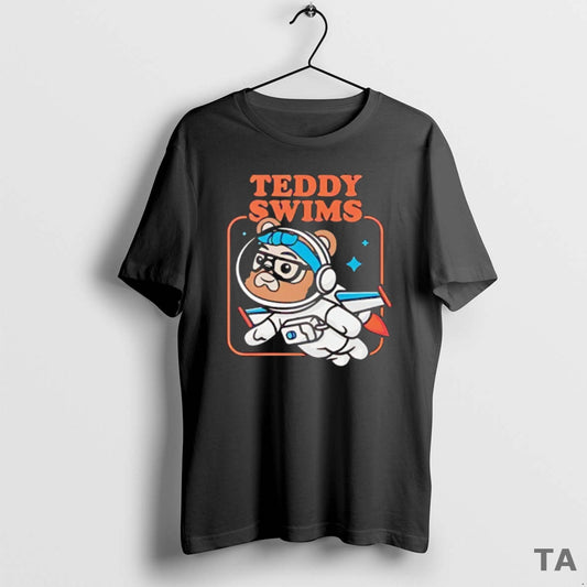 Top Teddy Swims Astronaut T Shirt Sweater Hoodie, Sweatshirt | AU18TeeNovaLab.com