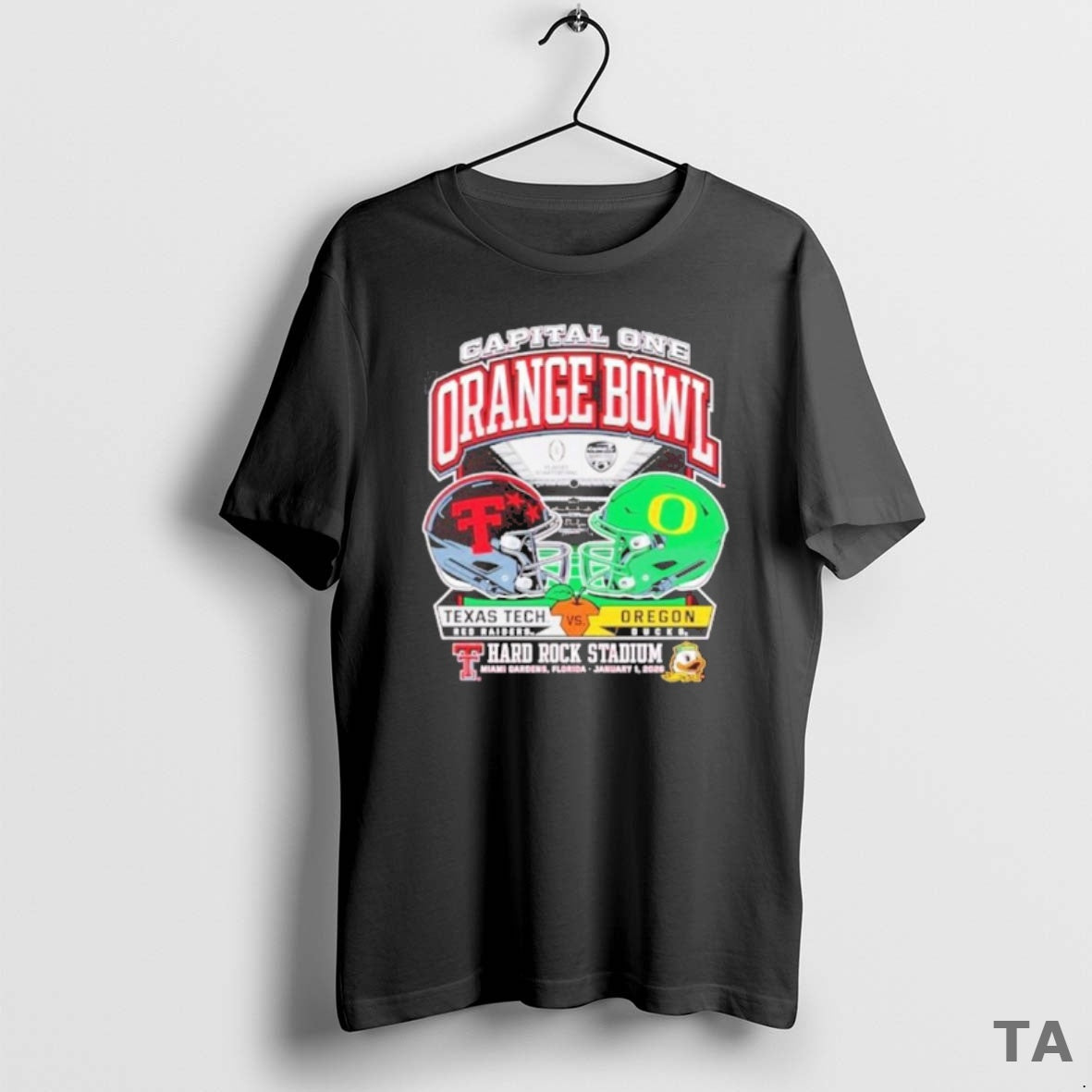 Top Texas Tech 2025 Orange Bowl Dueling Helmets Vs T Shirt Sweater Hoodie, Sweatshirt | AU18TeeNovaLab.com