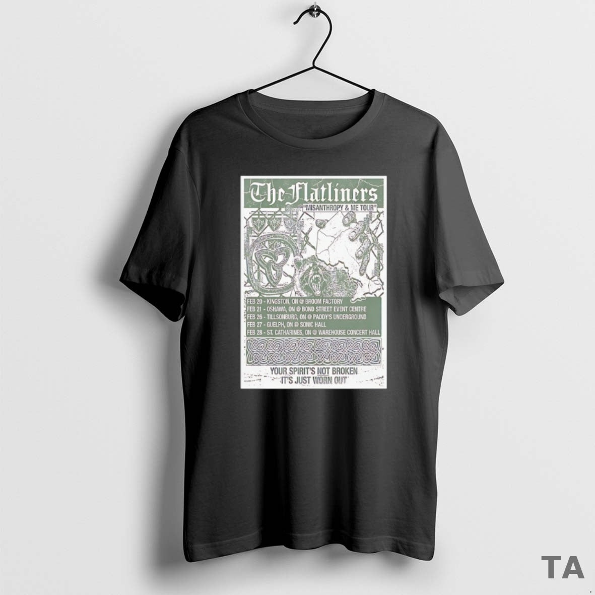 Top The Flatliners Misanthropy And Me Tour 2026 T Shirt Sweater Hoodie, Sweatshirt | AU18TeeNovaLab.com