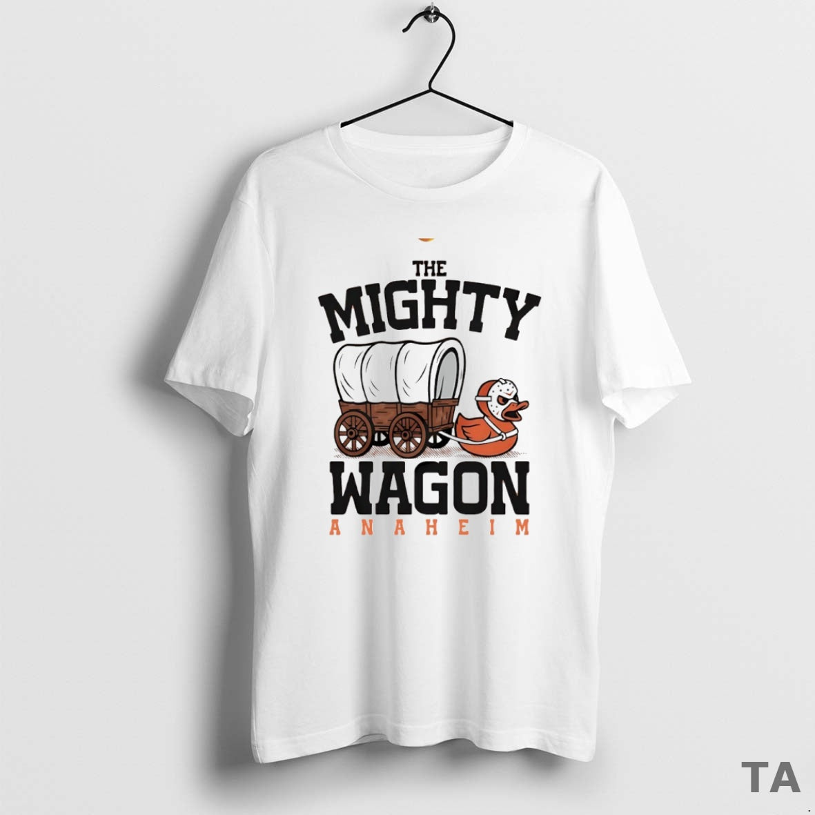 Top The Mighty Wagon Anaheim Ducks Circle T Shirt Sweater Hoodie, Sweatshirt | AU18TeeNovaLab.com