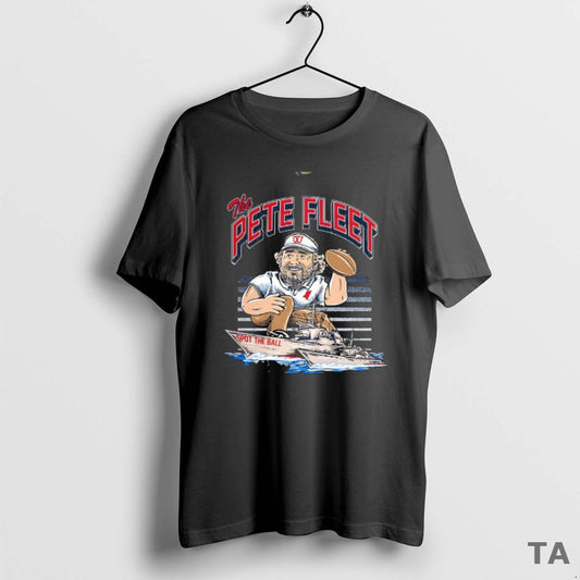 Top The Pete Fleet Curved Spot The Ball Football Mascot T Shirt Sweater Hoodie, Sweatshirt | AU18TeeNovaLab.com