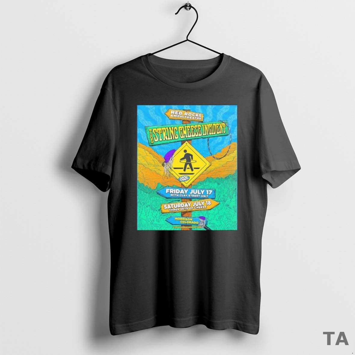Top The String Cheese Incident Live At Red Rocks Amphitheatre In Morrison Colorado From July T-Shirts, Hoodie, Sweatshirt