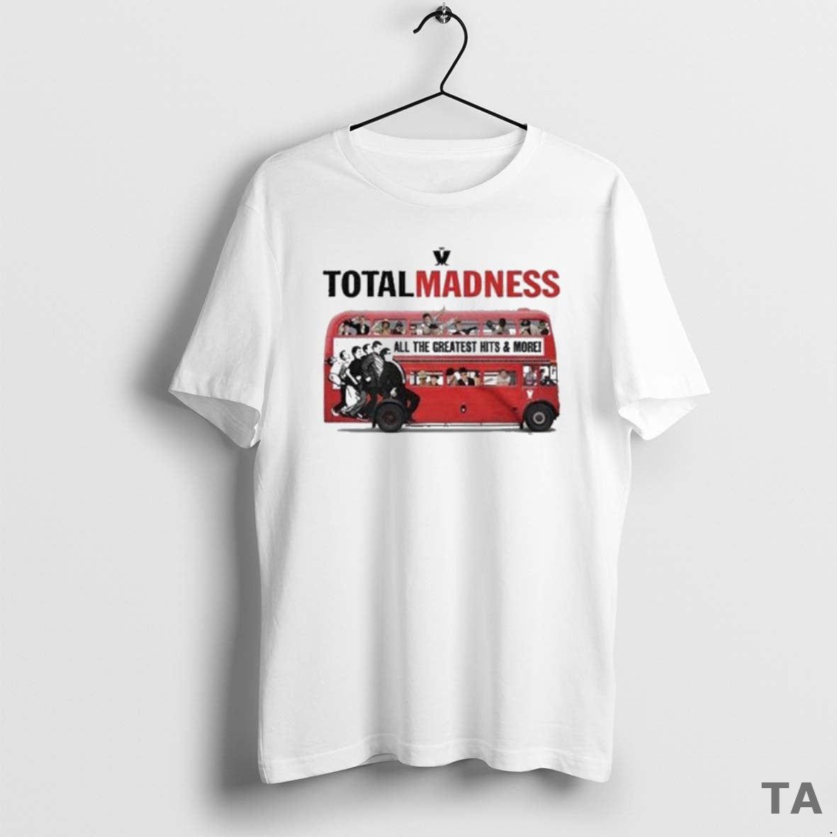 Top Total Madness All The Greatest Hits And More Bus T Shirt Sweater Hoodie, Sweatshirt | AU18TeeNovaLab.com
