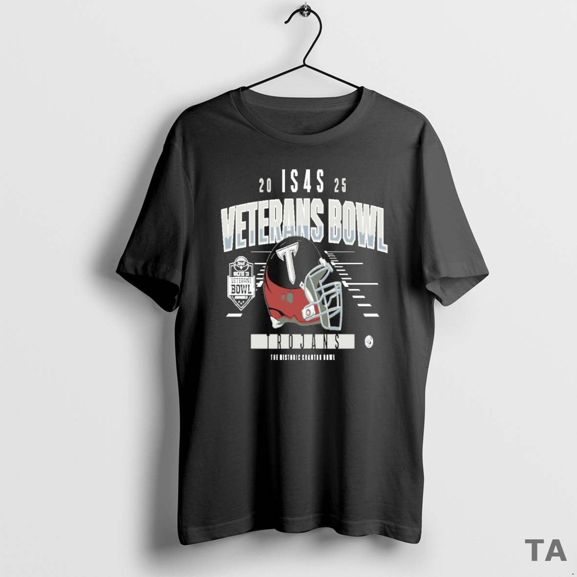 Top Troy Trojans 2025 Is4s Salute To Veterans Bowl Helmet T Shirt Sweater Hoodie, Sweatshirt | AU18TeeNovaLab.com