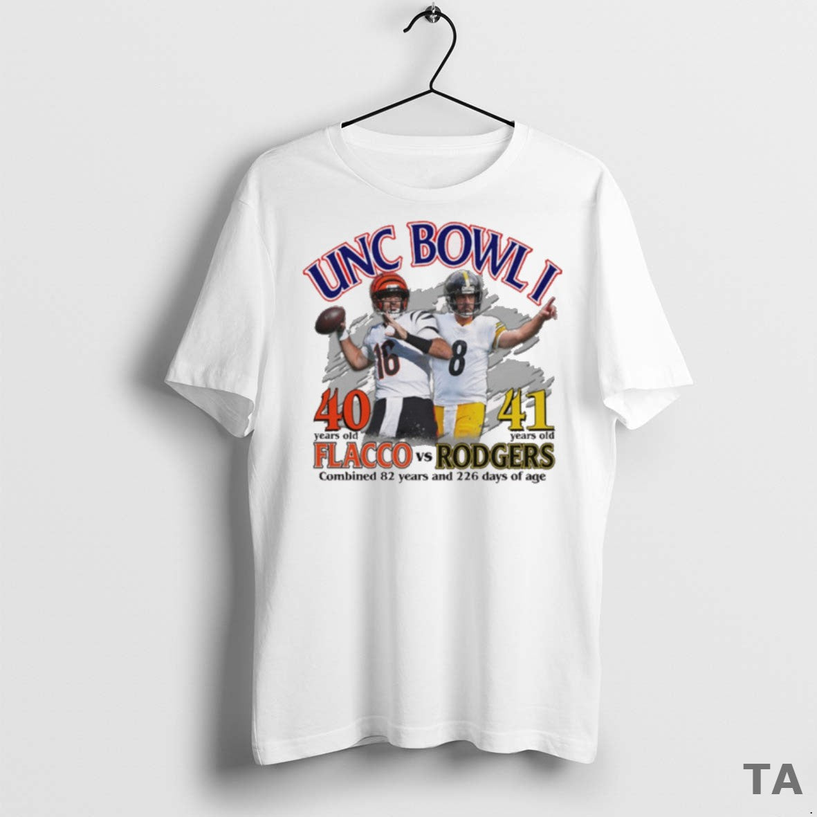 Top Unc Bowl I Flacco Vs Rodgers Combined 82 Years And 226 Days Of Age