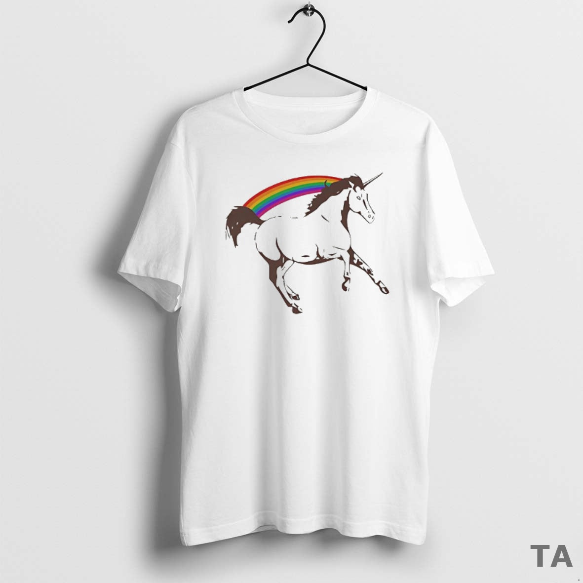 Top Unicorn With Rainbow Sketch T Shirt Sweater Hoodie, Sweatshirt | AU18TeeNovaLab.com