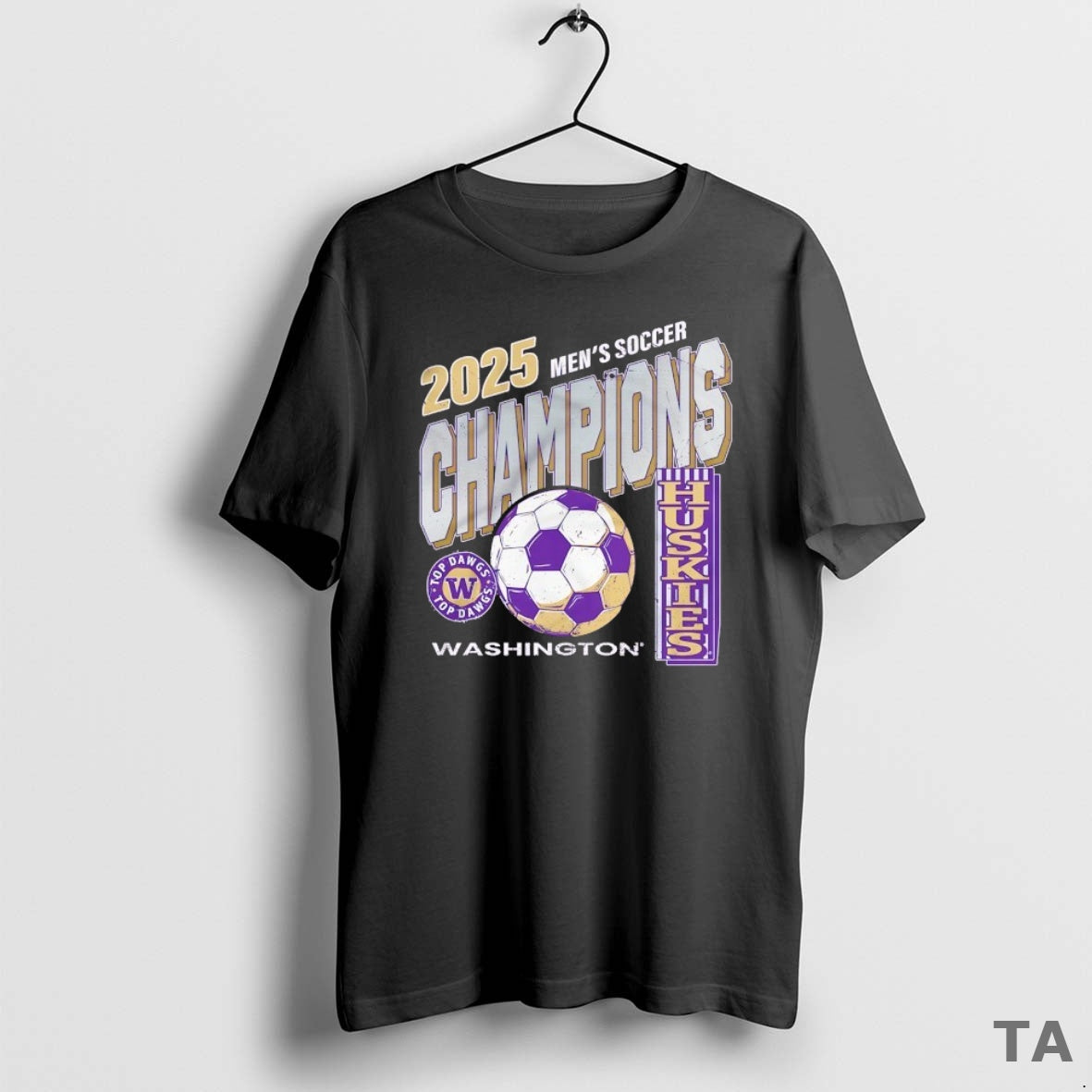Top Washington Huskies 2025 Mens Soccer Champions T Shirt Sweater Hoodie, Sweatshirt | AU18TeeNovaLab.com