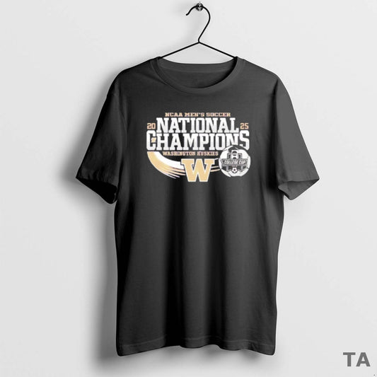 Top Washington Huskies National Champs 2025 Ncaa Mens Soccer T Shirt Sweater Hoodie, Sweatshirt | AU18TeeNovaLab.com
