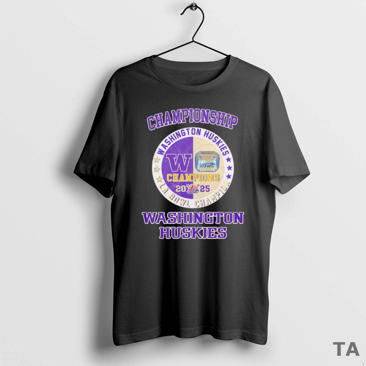 Top Washington Huskies Football Championship La Bowl Champion 2025 T Shirt Sweater Hoodie, Sweatshirt | AU18TeeNovaLab.com