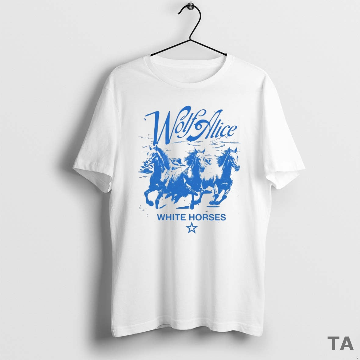 Top Wolf Alice White Horses Circle T Shirt Sweater Hoodie, Sweatshirt | AU18TeeNovaLab.com