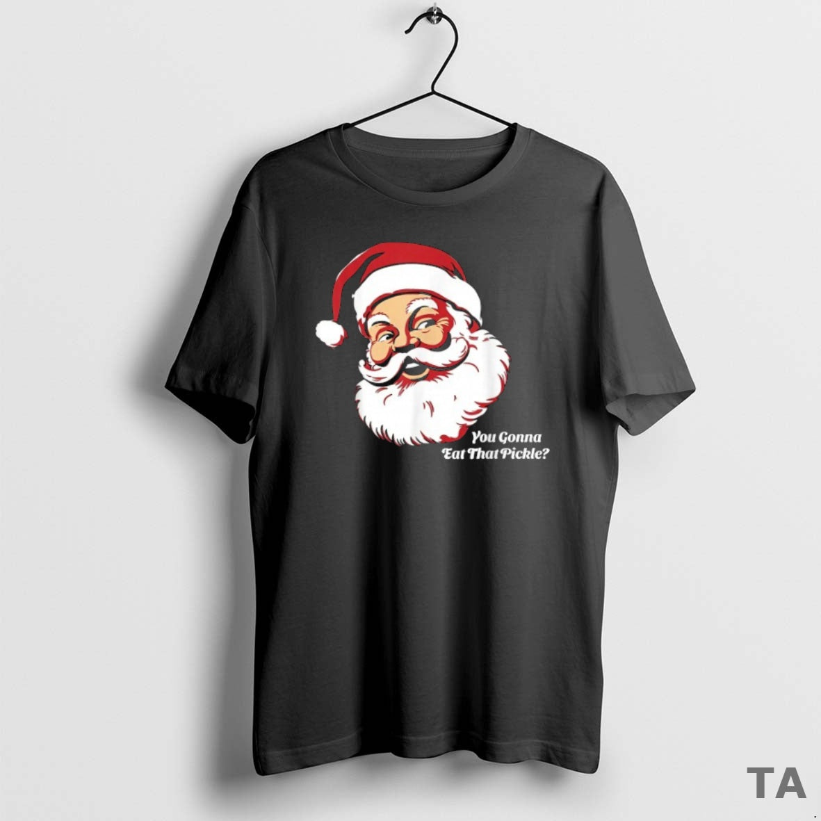 Top You Gonna Eat That Pickle Santa Claus Christmas Xmas T Shirt Sweater Hoodie, Sweatshirt | AU18TeeNovaLab.com