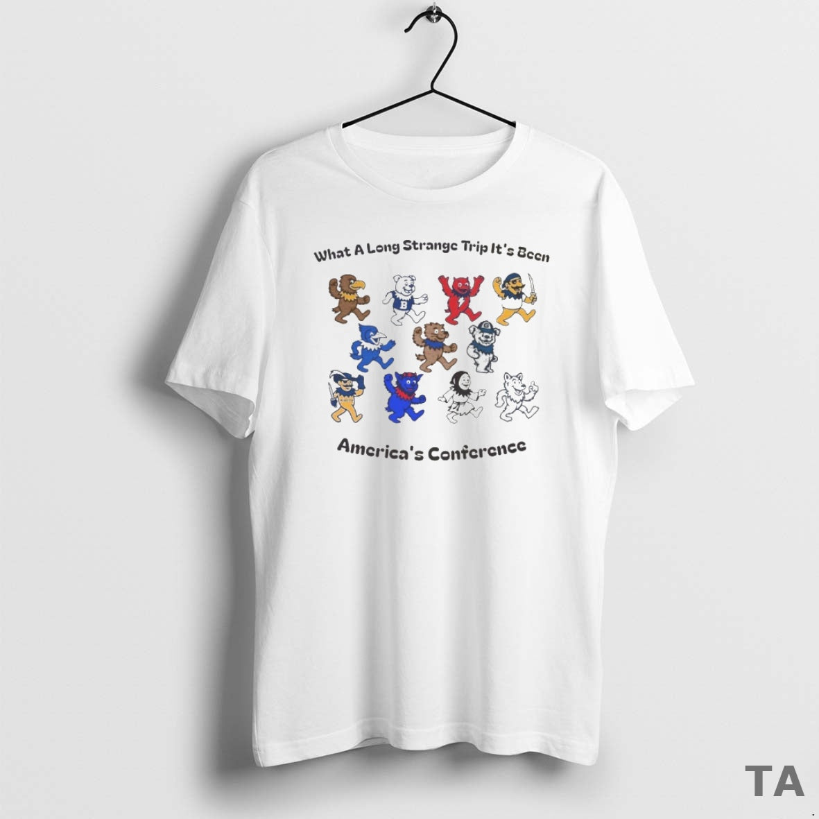 Top What A Long Strange Trip Its Been Americas Conference Big East X Grateful Dead T-Shirts, Hoodie, Sweatshirt