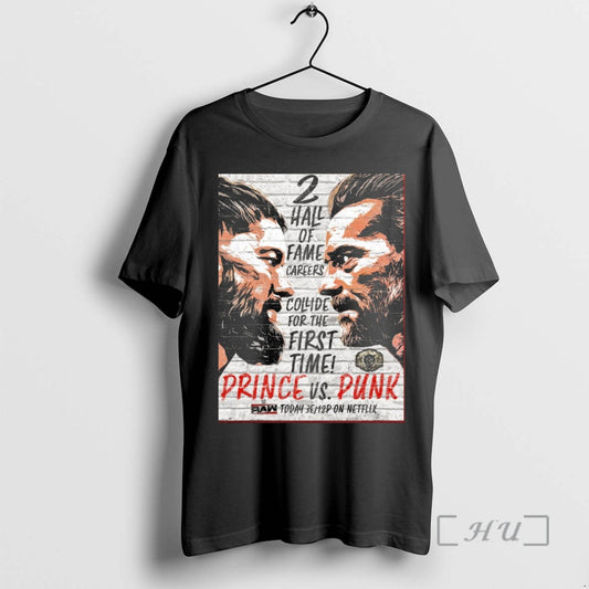 Trending 2 Hall Of Fame Careers Collde For The First Time Prince Vs Punk Premium T-Shirts, Hoodie, Sweatshirt