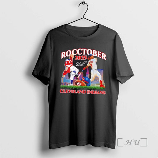 Trending 2025 Rocctober Brayan Rocchio And Cleveland Indians Mascot Signature