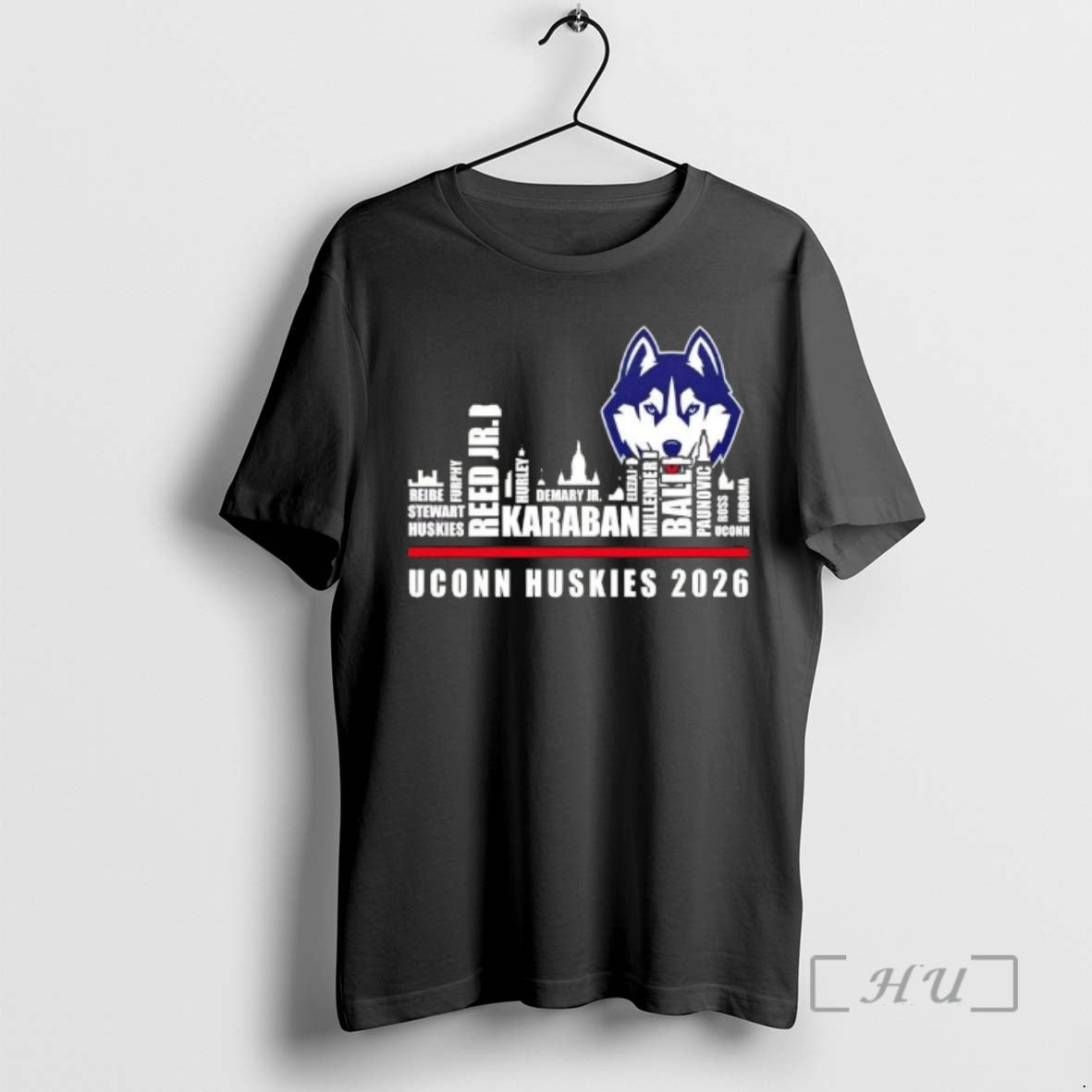 Trending 2026 Uconn Huskies All Names City Skyline T-Shirts, Hoodie, Sweatshirt | AU18TeeNovaLab.com