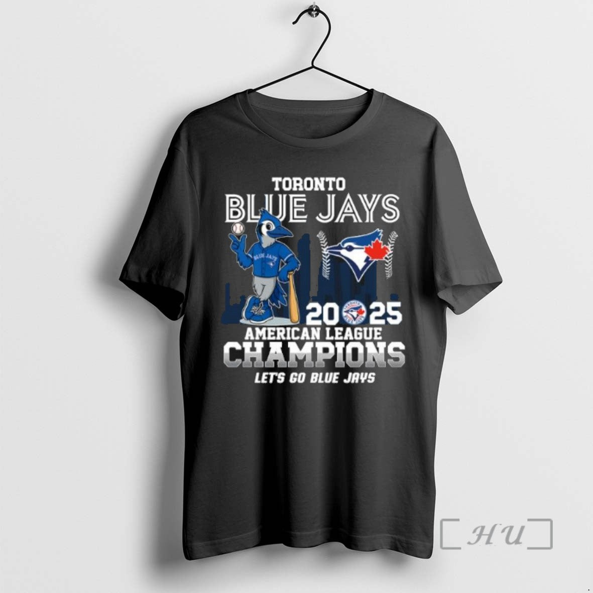Trending Ace Toronto Blue Jays 2025 American League Champions Lets Go Blue Jays T Shirts