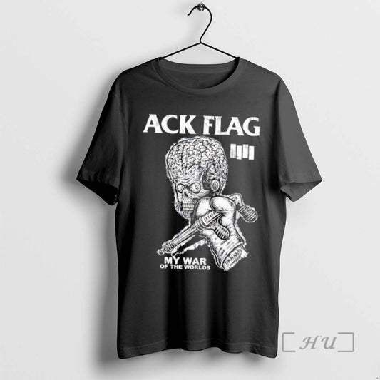 Trending Ack Flag My War Of The Worlds Brains And Skeletal Faces Premium T Shirts Hoodie, Sweatshirt | AU18TeeNovaLab.com