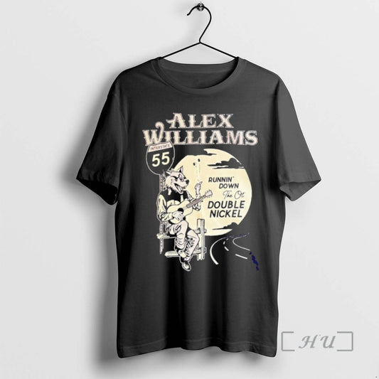 Trending Alex Williams Runnin Down The Ol Double Nickel T-Shirts, Hoodie, Sweatshirt | AU18TeeNovaLab.com